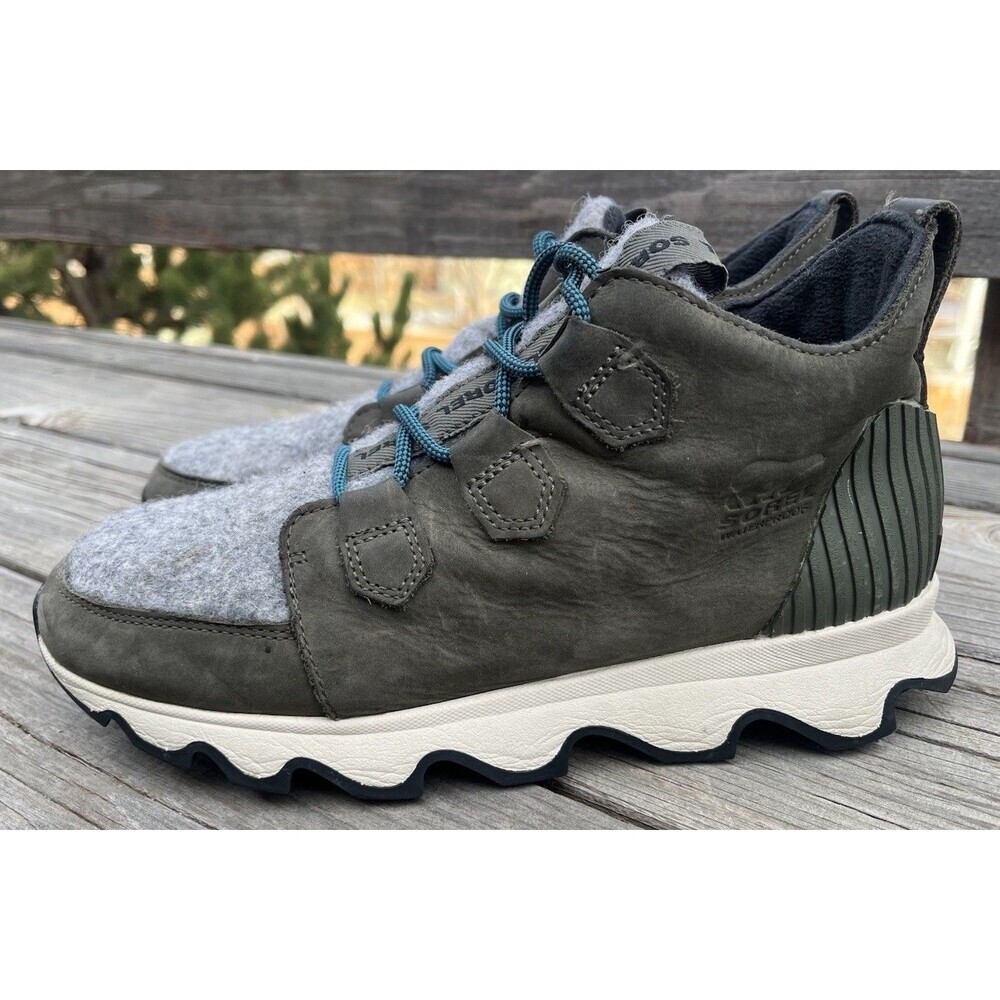 Sorel Kinetic Caribou Women's 9.5 Waterproof Lace Up Winter Ankle Boots NL3767 - Picture 5 of 13